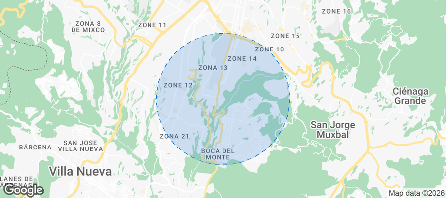 Guatemala Airbnb map